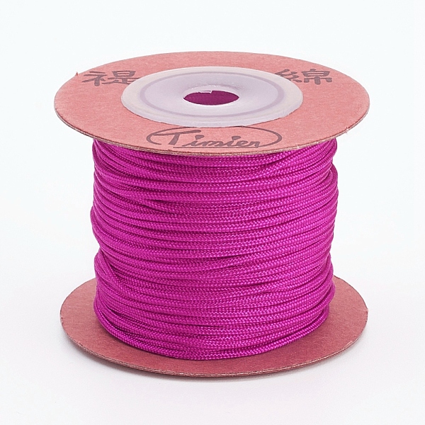 PandaHall Nylon Cords, String Threads Cords, Round, Camellia, 1.5mm, about 27.34 yards(25m)/roll Nylon Pink
PandaHall Nylon Cords, String Threads Cords, Round, Camellia, 1.5mm, about 27.34 yards(25m)/roll Nylon Pink
