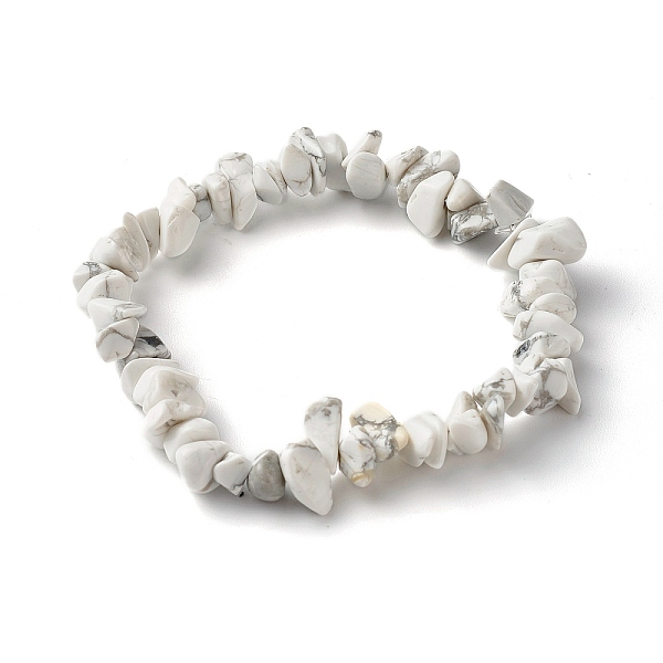 PandaHall Synthetic White Howlite Chip Bead Stretch Bracelets for Children, Inner Diameter: 1-7/8 inch(4.8~5.1cm) Howlite
PandaHall Synthetic White Howlite Chip Bead Stretch Bracelets for Children, Inner Diameter: 1-7/8 inch(4.8~5.1cm) Howlite