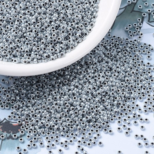 PandaHall MIYUKI Round Rocailles Beads, Japanese Seed Beads, (RR540) Opaque Light Smoke Ceylon, 11/0, 2x1.3mm, Hole: 0.8mm, about..., Gray
PandaHall MIYUKI Round Rocailles Beads, Japanese Seed Beads, (RR540) Opaque Light Smoke Ceylon, 11/0, 2x1.3mm, Hole: 0.8mm, about..., Gray
