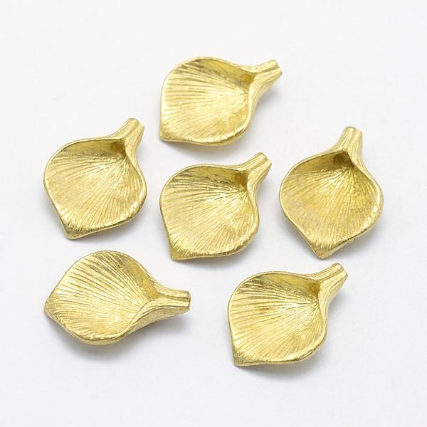 PandaHall Brass Pendants, Lead Free & Cadmium Free & Nickel Free, Calla Lily, Raw(Unplated), 17x12.5x4mm, Hole: 1mm Brass Leaf
PandaHall Brass Pendants, Lead Free & Cadmium Free & Nickel Free, Calla Lily, Raw(Unplated), 17x12.5x4mm, Hole: 1mm Brass Leaf