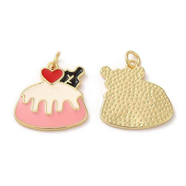 PandaHall Eco-Friendly Brass Enamel Pendants, with Jump Ring, Lead Free & Cadmium Free, Real 18K Gold Plated, Cake Charm, Pink, 19x19x2mm...
PandaHall Eco-Friendly Brass Enamel Pendants, with Jump Ring, Lead Free & Cadmium Free, Real 18K Gold Plated, Cake Charm, Pink, 19x19x2mm...