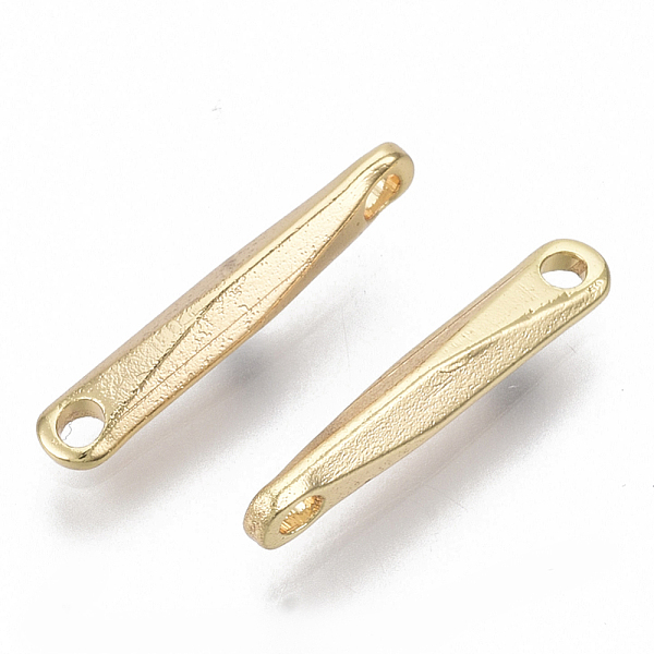 PandaHall Brass Links connectors, Nickel Free, Bar Shape, Real 18K Gold Plated, 15x2.5x2.5mm, Hole: 1.4mm Brass Others
PandaHall Brass Links connectors, Nickel Free, Bar Shape, Real 18K Gold Plated, 15x2.5x2.5mm, Hole: 1.4mm Brass Others