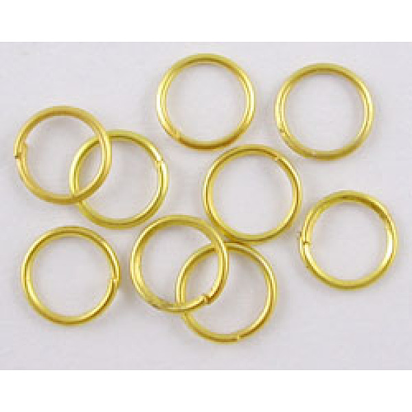 PandaHall Brass Jump Rings, Open Jump Rings, Cadmium Free & Nickel Free & Lead Free, Golden, 5x1mm, 18 Gauge, Inner Diameter: 3mm, about...
PandaHall Brass Jump Rings, Open Jump Rings, Cadmium Free & Nickel Free & Lead Free, Golden, 5x1mm, 18 Gauge, Inner Diameter: 3mm, about...