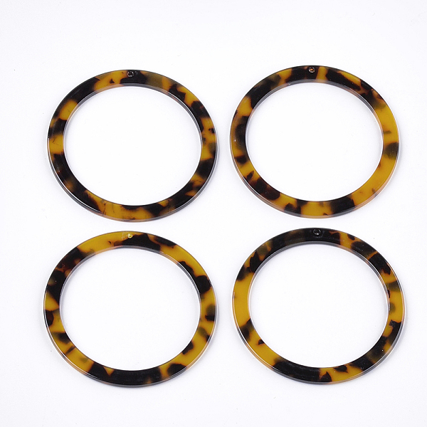 PandaHall Cellulose Acetate(Resin) Big Pendants, Leopard Print, Ring, Goldenrod, 60x2.5mm, Hole: 1.4mm Cellulose Acetate Ring Gold
PandaHall Cellulose Acetate(Resin) Big Pendants, Leopard Print, Ring, Goldenrod, 60x2.5mm, Hole: 1.4mm Cellulose Acetate Ring Gold