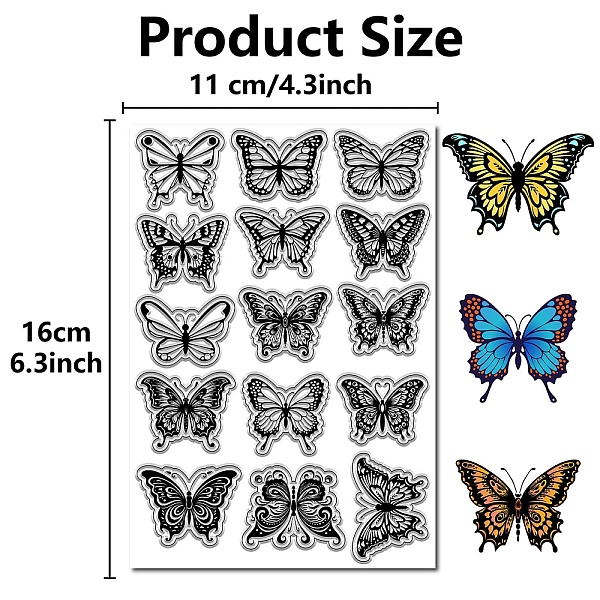 PandaHall CRASPIRE Butterfly Rubber Stamp Swallowtail Butterflies Clear Transparent Vintage Silicone Seals Stamp for Journaling Card Making...
PandaHall CRASPIRE Butterfly Rubber Stamp Swallowtail Butterflies Clear Transparent Vintage Silicone Seals Stamp for Journaling Card Making...