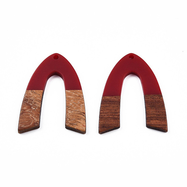 PandaHall Opaque Resin & Walnut Wood Pendants, V Shape Charm, Dark Red, 38x29x3mm, Hole: 2mm Resin+Wood Others
PandaHall Opaque Resin & Walnut Wood Pendants, V Shape Charm, Dark Red, 38x29x3mm, Hole: 2mm Resin+Wood Others