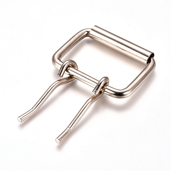 PandaHall Iron Two Prong Roller Buckles, for DIY Belt Accessories, Rectangle, Platinum, 81mm Iron Rectangle
PandaHall Iron Two Prong Roller Buckles, for DIY Belt Accessories, Rectangle, Platinum, 81mm Iron Rectangle