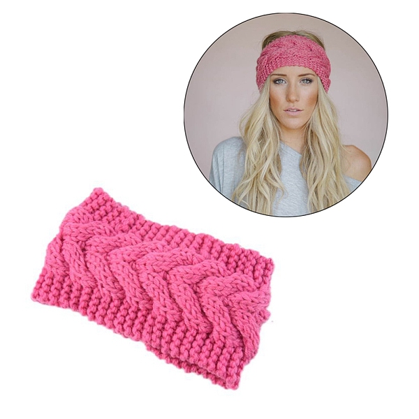 PandaHall Polyacrylonitrile Fiber Yarn Warmer Headbands, Soft Stretch Thick Cable Knit Head Wrap for Women, Deep Pink, 210x110mm Polyester
PandaHall Polyacrylonitrile Fiber Yarn Warmer Headbands, Soft Stretch Thick Cable Knit Head Wrap for Women, Deep Pink, 210x110mm Polyester
