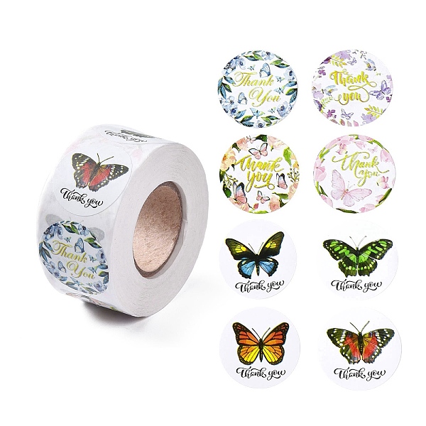 PandaHall 8 Patterns Butterfly Round Dot Self Adhesive Paper Stickers, Insect Thank You Gift Decals for Party, Decorative Presents, Colorful...
PandaHall 8 Patterns Butterfly Round Dot Self Adhesive Paper Stickers, Insect Thank You Gift Decals for Party, Decorative Presents, Colorful...