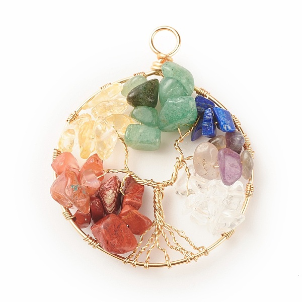 PandaHall Natural Gmestone Copper Wire Big Pendants, Natural Amethyst & Green Aventurine & Citrine & Lapis Lazuli & Red Jasper & Red...
PandaHall Natural Gmestone Copper Wire Big Pendants, Natural Amethyst & Green Aventurine & Citrine & Lapis Lazuli & Red Jasper & Red...