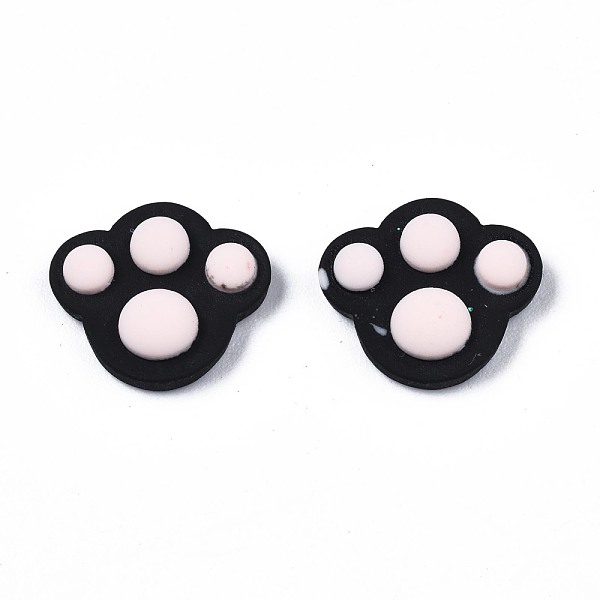 PandaHall Opaque Resin Cabochons, Cat Claw Print, Black, 12.5x14x4mm Resin Cat Shape Black
PandaHall Opaque Resin Cabochons, Cat Claw Print, Black, 12.5x14x4mm Resin Cat Shape Black