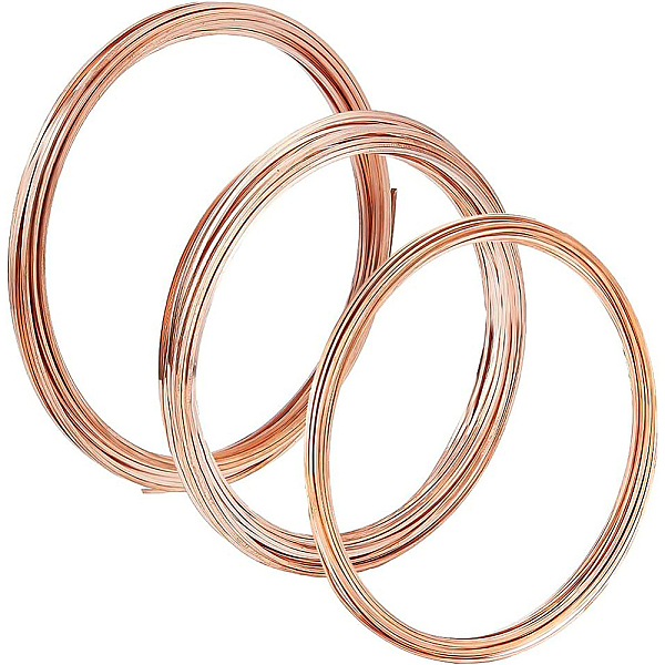 PandaHall BENECREAT 3 Roll 18/20/22 Gauge Square Copper Wires, Raw Copper Beading Wire for DIY Jewelry Ring Bracelets Earring Craft Making...
PandaHall BENECREAT 3 Roll 18/20/22 Gauge Square Copper Wires, Raw Copper Beading Wire for DIY Jewelry Ring Bracelets Earring Craft Making...