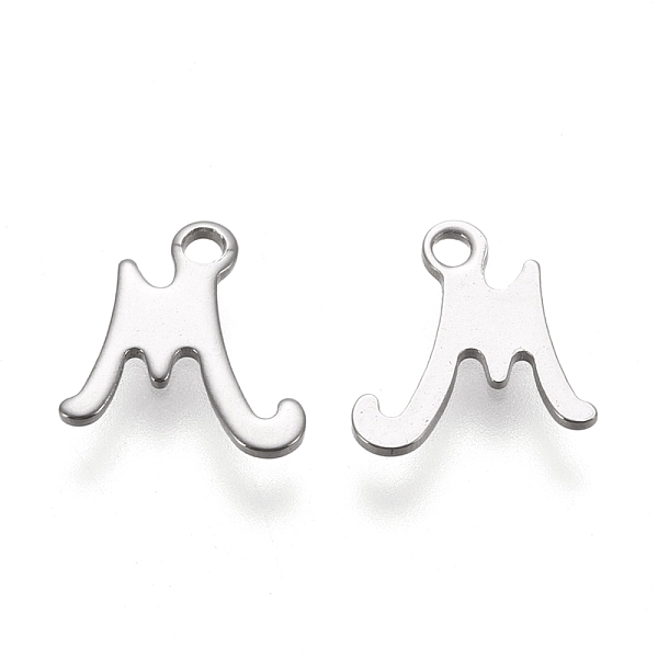 PandaHall 304 Stainless Steel Charms, Laser Cut, Letter, Stainless Steel Color, Letter.M, 10.5x10x0.7mm, Hole: 1.5mm 304 Stainless Steel...
PandaHall 304 Stainless Steel Charms, Laser Cut, Letter, Stainless Steel Color, Letter.M, 10.5x10x0.7mm, Hole: 1.5mm 304 Stainless Steel...