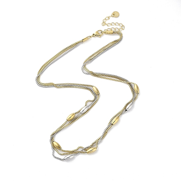 PandaHall Ion Plating(IP) 304 Stainless Steel Box Chain Necklaces, Oval Beaded Necklaces for Women, Golden, 16.65 inch(42.3cm) 304 Stainless...
PandaHall Ion Plating(IP) 304 Stainless Steel Box Chain Necklaces, Oval Beaded Necklaces for Women, Golden, 16.65 inch(42.3cm) 304 Stainless...