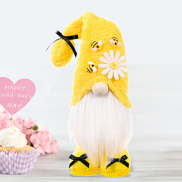 PandaHall Plush Cloth Gnome Doll Figurines, for Home Desktop Decoration, Yellow, 70x90x370mm Cloth Gnome Yellow
PandaHall Plush Cloth Gnome Doll Figurines, for Home Desktop Decoration, Yellow, 70x90x370mm Cloth Gnome Yellow
