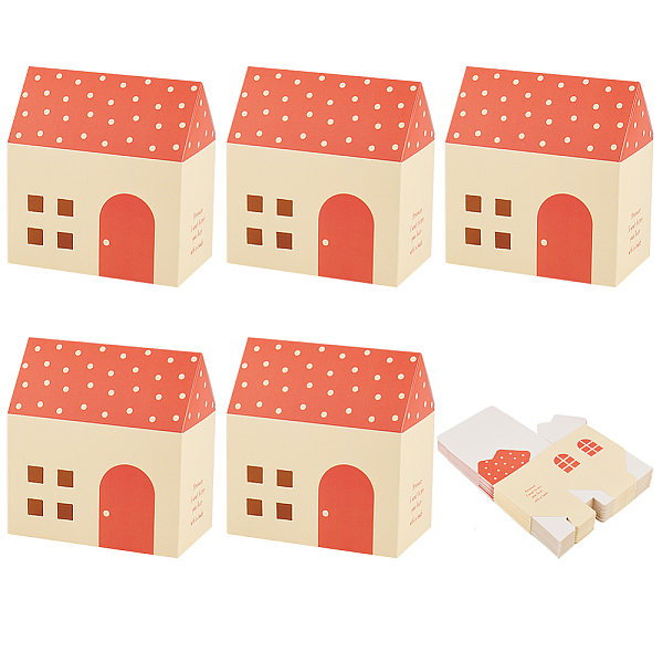 PandaHall Paper Small House Gift Boxes, Candy Storage Case for Christmas Wedding Halloween Party Supplies, Tomato, 11x6.5x7cm Paper House..., Red
PandaHall Paper Small House Gift Boxes, Candy Storage Case for Christmas Wedding Halloween Party Supplies, Tomato, 11x6.5x7cm Paper House..., Red