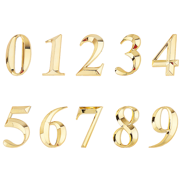 PandaHall Gorgecraft Plastic & PVC Number Sign Labels, Gold, 0: 50.5x31.5x8mm, 10pcs/set Plastic Gold
PandaHall Gorgecraft Plastic & PVC Number Sign Labels, Gold, 0: 50.5x31.5x8mm, 10pcs/set Plastic Gold