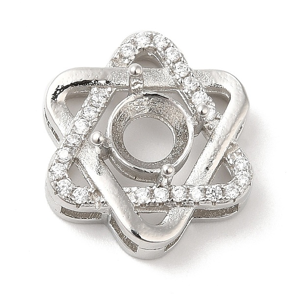 PandaHall Brass Crystal Rhinestone Pendant Cabochon Settings, Open Back Settings, Flower, Silver, Tray: 5mm, 15.5x14x6mm, Hole: 1.5x2.5mm..., Clear
PandaHall Brass Crystal Rhinestone Pendant Cabochon Settings, Open Back Settings, Flower, Silver, Tray: 5mm, 15.5x14x6mm, Hole: 1.5x2.5mm..., Clear
