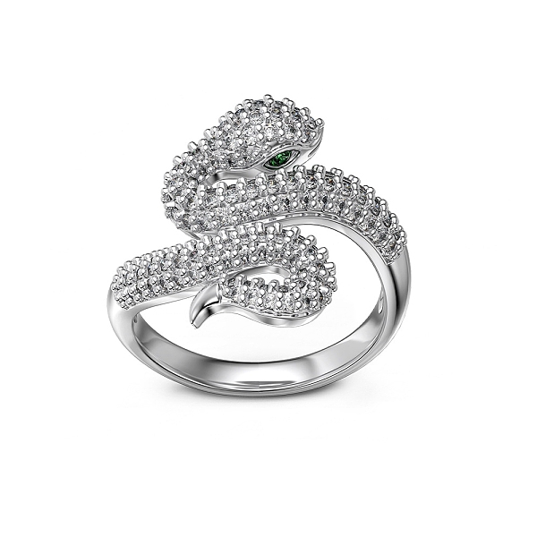 PandaHall Rhodium Plated 925 Sterling Silver Wrap Snake Finger Rings, Cubic Zirconia Ring for Women Men, Platinum, 17mm, Inner Diameter..., Clear
PandaHall Rhodium Plated 925 Sterling Silver Wrap Snake Finger Rings, Cubic Zirconia Ring for Women Men, Platinum, 17mm, Inner Diameter..., Clear