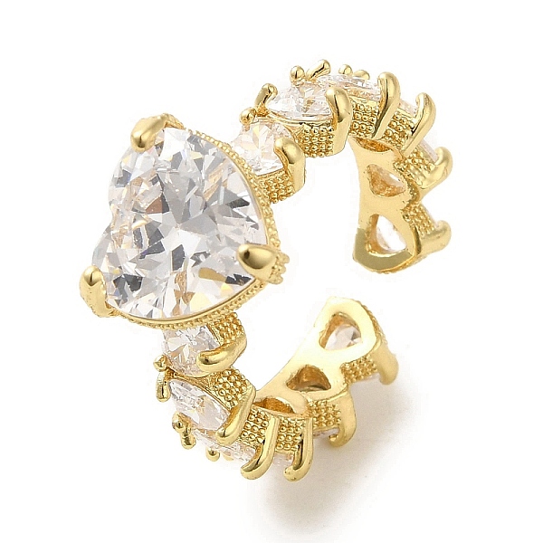 PandaHall Brass Micro Pave Cubic Zirconia Rings for Women, with Glass, Long-Lasting Plated, Heart, Clear, Adjustable Brass+Cubic Zirconia...
PandaHall Brass Micro Pave Cubic Zirconia Rings for Women, with Glass, Long-Lasting Plated, Heart, Clear, Adjustable Brass+Cubic Zirconia...