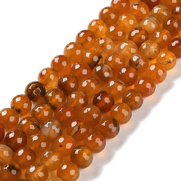 PandaHall Natural Agate Beads Strands, Dyed & Heated, Faceted, Round, Dark Orange, 10mm, Hole: 0.8mm, about 37pcs/strand, 14.96''(38cm)...
PandaHall Natural Agate Beads Strands, Dyed & Heated, Faceted, Round, Dark Orange, 10mm, Hole: 0.8mm, about 37pcs/strand, 14.96''(38cm)...