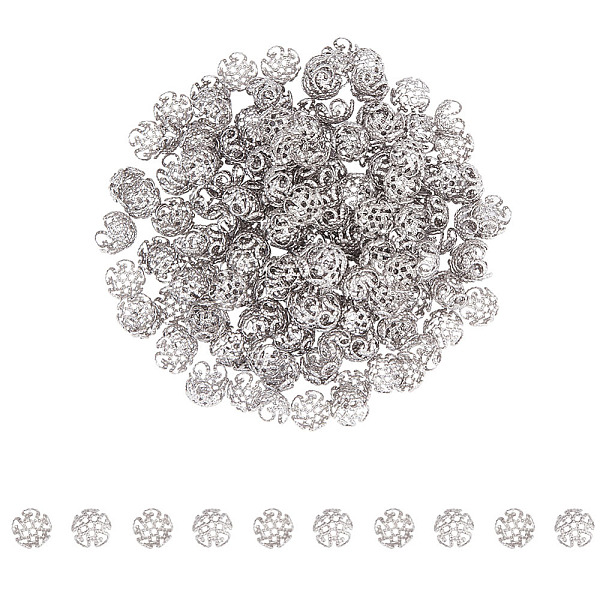 PandaHall Unicraftale 5-Petal 304 Stainless Steel Bead Caps, with Bead Container, Stainless Steel Color, 8x4mm, Hole: 1mm, 200pcs/box 304...
PandaHall Unicraftale 5-Petal 304 Stainless Steel Bead Caps, with Bead Container, Stainless Steel Color, 8x4mm, Hole: 1mm, 200pcs/box 304...