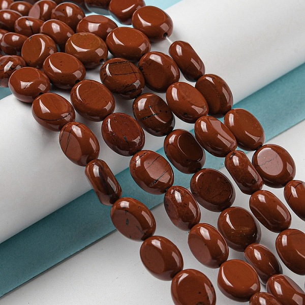 PandaHall Natural Red Jasper Beads Strands, Flat Oval, 10x8x5.5mm, Hole: 0.8mm, about 39pcs/strand, 15.47''(39.3cm) Red Jasper Oval
PandaHall Natural Red Jasper Beads Strands, Flat Oval, 10x8x5.5mm, Hole: 0.8mm, about 39pcs/strand, 15.47''(39.3cm) Red Jasper Oval