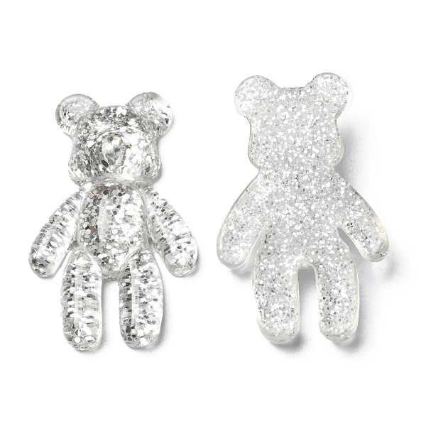 PandaHall Transparent Resin Cabochons, Bear with Plastic Sequins, Silver, 42x26x8.5mm Resin Bear Silver
PandaHall Transparent Resin Cabochons, Bear with Plastic Sequins, Silver, 42x26x8.5mm Resin Bear Silver