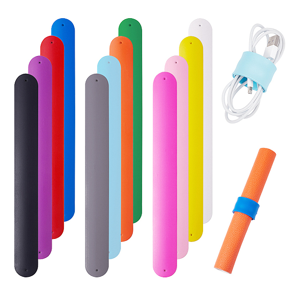 PandaHall 12Pcs 12 Style Silicone Slap Bracelets Set, Plain Flat Soft Wrap Wristbands for Kids, Mixed Color, 8-1/2(21.5~21.6cm), 1Pc/style..., Multicolor
PandaHall 12Pcs 12 Style Silicone Slap Bracelets Set, Plain Flat Soft Wrap Wristbands for Kids, Mixed Color, 8-1/2(21.5~21.6cm), 1Pc/style..., Multicolor