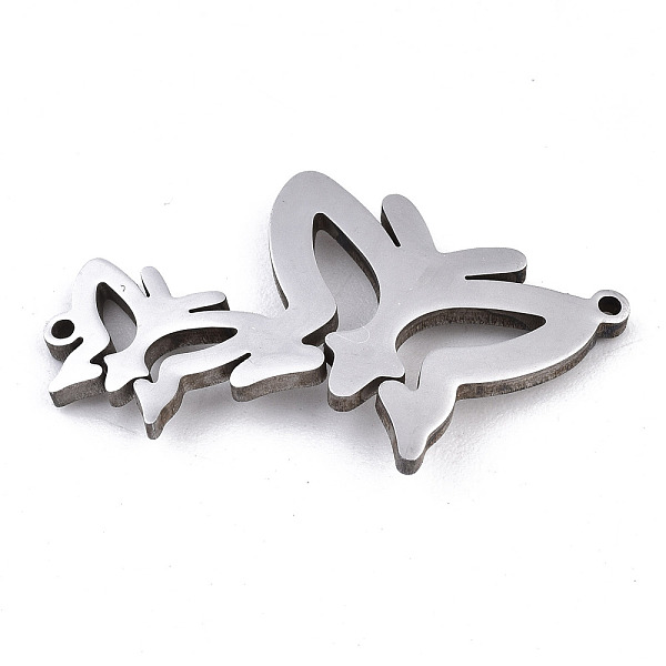 PandaHall 304 Stainless Steel Link Connectors, Laser Cut, Butterfly, Stainless Steel Color, 18.5x30x1.5mm, Hole: 1mm 304 Stainless Steel...
PandaHall 304 Stainless Steel Link Connectors, Laser Cut, Butterfly, Stainless Steel Color, 18.5x30x1.5mm, Hole: 1mm 304 Stainless Steel...