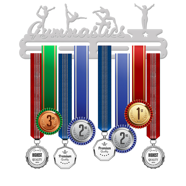 PandaHall Sports Theme Iron Medal Hanger Holder Display Wall Rack, with Screws, Gymnastics Pattern, 150x400mm Iron Sports
PandaHall Sports Theme Iron Medal Hanger Holder Display Wall Rack, with Screws, Gymnastics Pattern, 150x400mm Iron Sports
