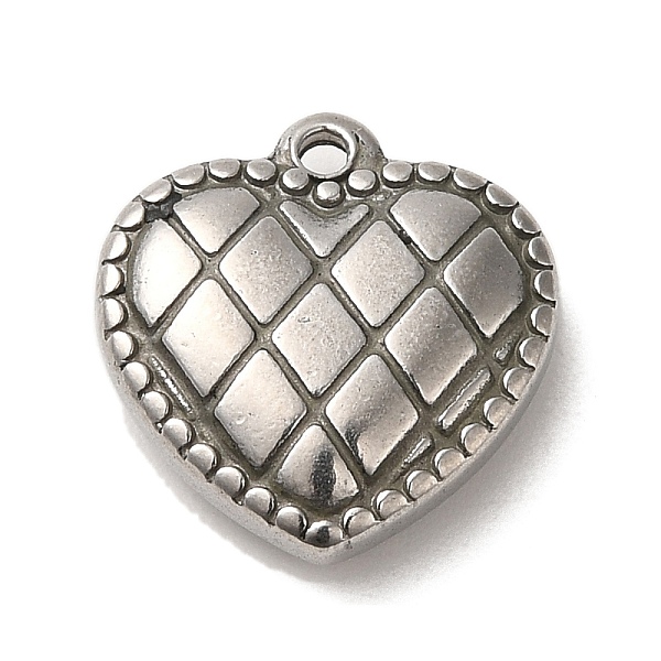 PandaHall 304 Stainless Steel Pendants, Heart with Tartan Charms, Stainless Steel Color, 15.5x15x4.5mm, Hole: 1.5mm 304 Stainless Steel...
PandaHall 304 Stainless Steel Pendants, Heart with Tartan Charms, Stainless Steel Color, 15.5x15x4.5mm, Hole: 1.5mm 304 Stainless Steel...