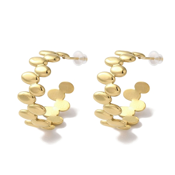 PandaHall Vacuum Plating 201 Stainless Steel Stud Errings, with 304 Stainless Steel Pins Finding, Oval, Real 18K Gold Plated, 24x9.5mm 201...
PandaHall Vacuum Plating 201 Stainless Steel Stud Errings, with 304 Stainless Steel Pins Finding, Oval, Real 18K Gold Plated, 24x9.5mm 201...