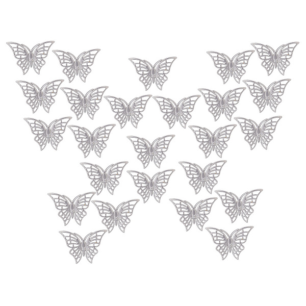 PandaHall AHADEMAKER 200Pcs Iron Display Decorations, Metal Hollow Butterfly Ornament, Platinum, 27x39x0.5mm Iron Butterfly
PandaHall AHADEMAKER 200Pcs Iron Display Decorations, Metal Hollow Butterfly Ornament, Platinum, 27x39x0.5mm Iron Butterfly
