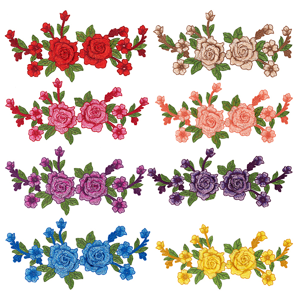 PandaHall arricraft 8 Pairs 8 Colors Embroidered Rose Flower Applique Patches, Floral Applique Iron On Sew On Patches Arts Crafts DIY Decor..., Multicolor
PandaHall arricraft 8 Pairs 8 Colors Embroidered Rose Flower Applique Patches, Floral Applique Iron On Sew On Patches Arts Crafts DIY Decor..., Multicolor