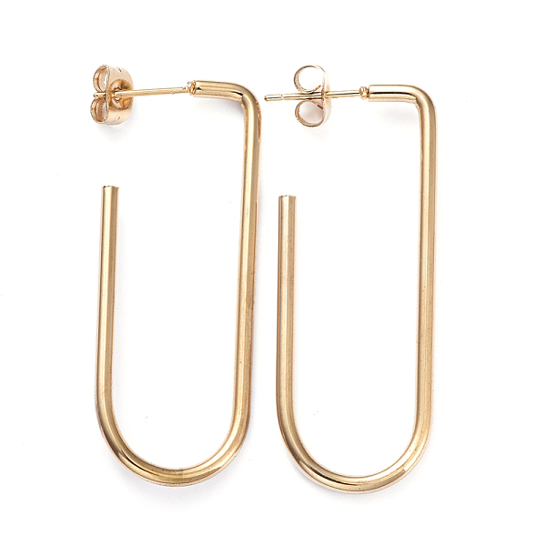 PandaHall 201 Stainless Steel Stud Earrings, with Ear Nuts and 304 Stainless Steel Pins, Alphabet, Letter U, Golden, 44.5x16.5x2mm, Pin...
PandaHall 201 Stainless Steel Stud Earrings, with Ear Nuts and 304 Stainless Steel Pins, Alphabet, Letter U, Golden, 44.5x16.5x2mm, Pin...