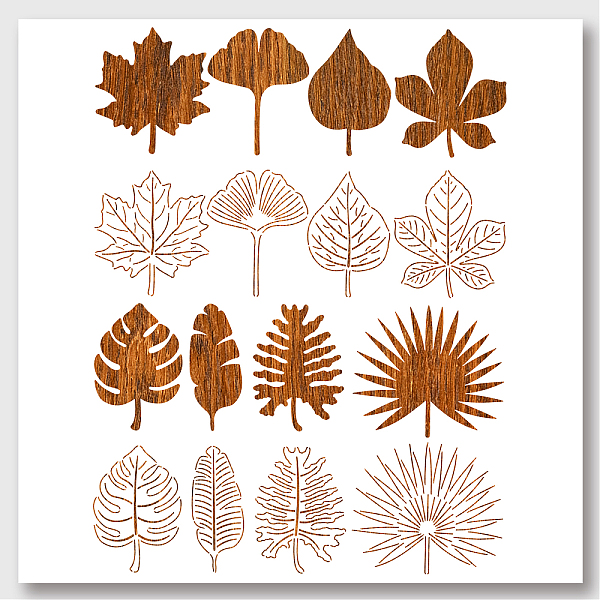 PandaHall 2Pcs 2 Styles PET Hollow Out Drawing Painting Stencils, for DIY Scrapbook, Photo Album, Leaf Pattern, 400x600mm, 2pcs/set Plastic...
PandaHall 2Pcs 2 Styles PET Hollow Out Drawing Painting Stencils, for DIY Scrapbook, Photo Album, Leaf Pattern, 400x600mm, 2pcs/set Plastic...