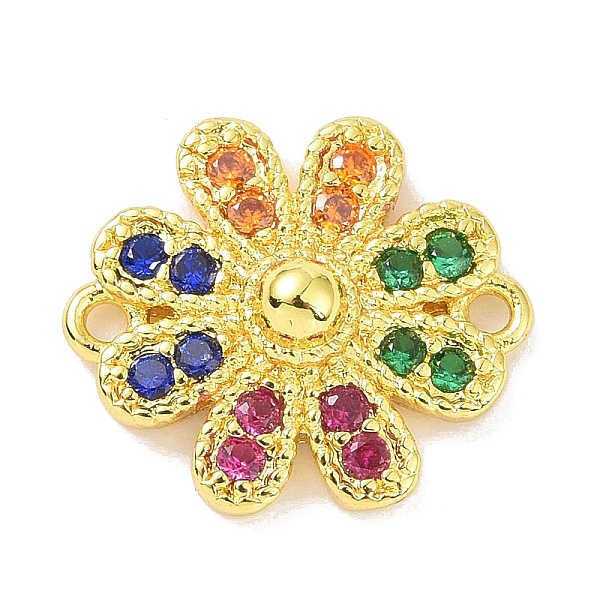 PandaHall Real 18K Gold Plated Brass Micro Pave Cubic Zirconia Connector Charms, Flower Links, Colorful, 12x14x3.5mm, Hole: 1.1mm...
PandaHall Real 18K Gold Plated Brass Micro Pave Cubic Zirconia Connector Charms, Flower Links, Colorful, 12x14x3.5mm, Hole: 1.1mm...