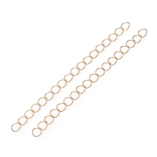 PandaHall Iron Chain Extender, Curb Chains, Nickel Free, Light Gold, 70mm, Link: 5~5.5x3.5~4x0.5mm Iron
PandaHall Iron Chain Extender, Curb Chains, Nickel Free, Light Gold, 70mm, Link: 5~5.5x3.5~4x0.5mm Iron