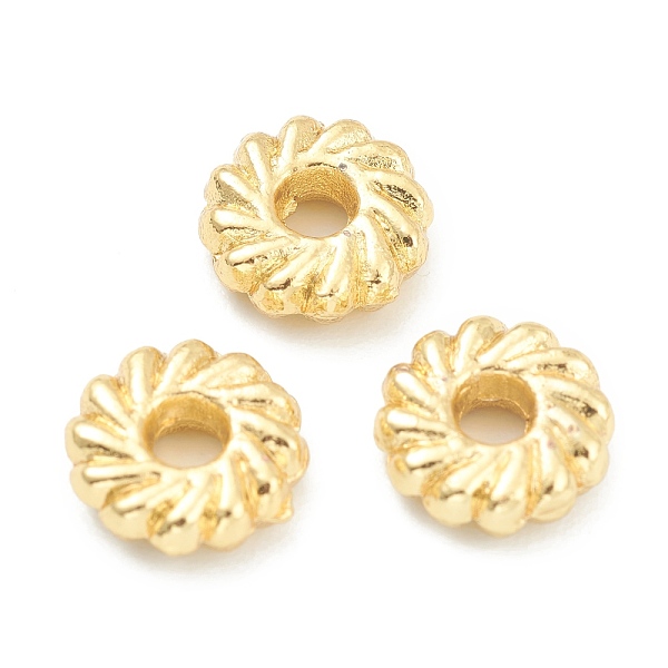 PandaHall Alloy Spacer Beads, Cadmium Free & Lead Free, Flower Disc, Real 18K Gold Plated, 8x2.5mm, Hole: 2mm Alloy Disc
PandaHall Alloy Spacer Beads, Cadmium Free & Lead Free, Flower Disc, Real 18K Gold Plated, 8x2.5mm, Hole: 2mm Alloy Disc