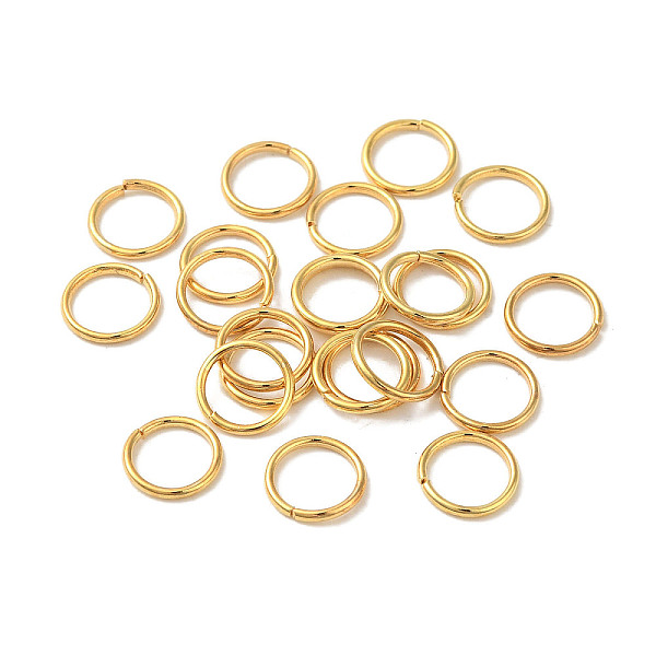 PandaHall 304 Stainless Steel Closed Jump Rings, Flat Round, Real 18K Gold Plated, 6x0.8mm, Inner Diameter: 5mm 304 Stainless Steel Flat...
PandaHall 304 Stainless Steel Closed Jump Rings, Flat Round, Real 18K Gold Plated, 6x0.8mm, Inner Diameter: 5mm 304 Stainless Steel Flat...