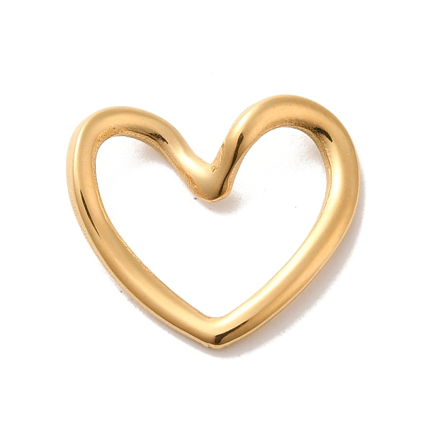 PandaHall Ion Plating(IP) 304 Stainless Steel Linking Rings, Heart, Golden, 15x17x4mm, Inner Diameter: 12.5x13.5mm 304 Stainless Steel Heart
PandaHall Ion Plating(IP) 304 Stainless Steel Linking Rings, Heart, Golden, 15x17x4mm, Inner Diameter: 12.5x13.5mm 304 Stainless Steel Heart