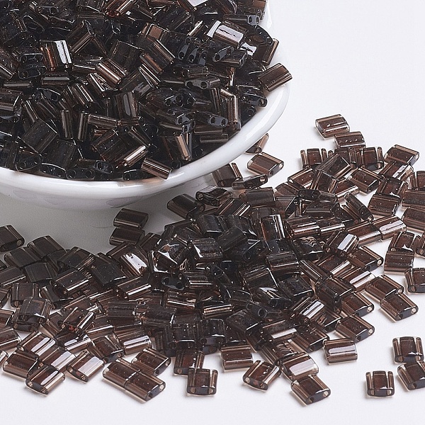 PandaHall MIYUKI TILA Beads, Japanese Seed Beads, 2-Hole, (TL135) Transparent Root Beer, 5x5x1.9mm, Hole: 0.8mm, about 590pcs/50g Glass..., Brown
PandaHall MIYUKI TILA Beads, Japanese Seed Beads, 2-Hole, (TL135) Transparent Root Beer, 5x5x1.9mm, Hole: 0.8mm, about 590pcs/50g Glass..., Brown