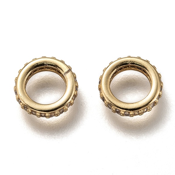 PandaHall Brass Micro Pave Clear Cubic Zirconia Linking Rings, Round Ring, Golden, 8x2mm, Inner Diameter: 5mm Brass+Cubic Zirconia Ring...
PandaHall Brass Micro Pave Clear Cubic Zirconia Linking Rings, Round Ring, Golden, 8x2mm, Inner Diameter: 5mm Brass+Cubic Zirconia Ring...