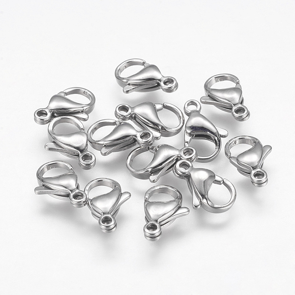 PandaHall 304 Stainless Steel Lobster Claw Clasps, Stainless Steel Color, 13x8x4mm, Hole: 1.5mm 304 Stainless Steel Others
PandaHall 304 Stainless Steel Lobster Claw Clasps, Stainless Steel Color, 13x8x4mm, Hole: 1.5mm 304 Stainless Steel Others