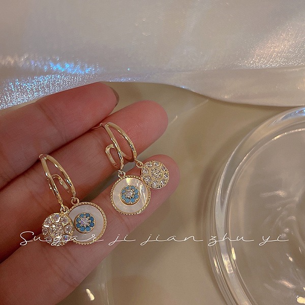 PandaHall Vintage Flat Round Stainless Steel Enamel & Crystal Rhinestone Stud Earrings for Women Stainless Steel
PandaHall Vintage Flat Round Stainless Steel Enamel & Crystal Rhinestone Stud Earrings for Women Stainless Steel