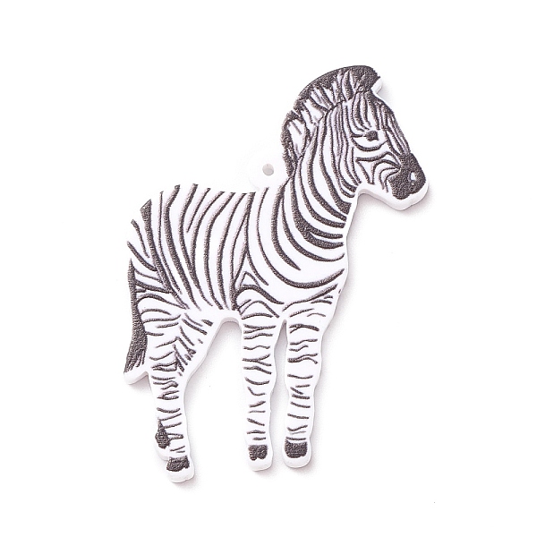PandaHall Opaque Acrylic Pendant, Zebra Charm, Black, 45x34x2mm, Hole: 1.1mm Acrylic Zebra Black
PandaHall Opaque Acrylic Pendant, Zebra Charm, Black, 45x34x2mm, Hole: 1.1mm Acrylic Zebra Black