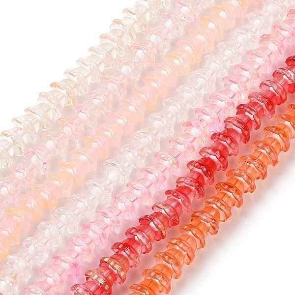 PandaHall Transparent Glass Beads Strands, with Glitter Powder, Flower, Mixed Color, 11~12x7.5~8mm, Hole: 1.4mm, about 50pcs/strand, 11.42''..., Multicolor
PandaHall Transparent Glass Beads Strands, with Glitter Powder, Flower, Mixed Color, 11~12x7.5~8mm, Hole: 1.4mm, about 50pcs/strand, 11.42''..., Multicolor