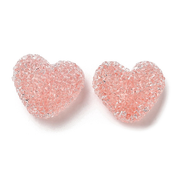 PandaHall Resin Beads, with Rhinestone, Drusy Heart, Dark Salmon, 17x19x10.5mm, Hole: 1.6mm Resin+Rhinestone Heart
PandaHall Resin Beads, with Rhinestone, Drusy Heart, Dark Salmon, 17x19x10.5mm, Hole: 1.6mm Resin+Rhinestone Heart