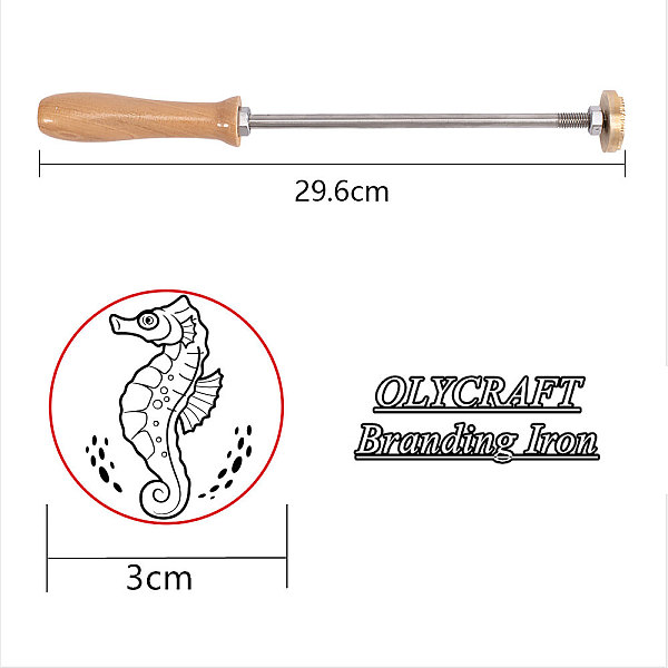 PandaHall Stamping Embossing Soldering Brass with Stamp, for Cake/Wood, Sea Horse Pattern, 30mm Brass Sea Horse
PandaHall Stamping Embossing Soldering Brass with Stamp, for Cake/Wood, Sea Horse Pattern, 30mm Brass Sea Horse